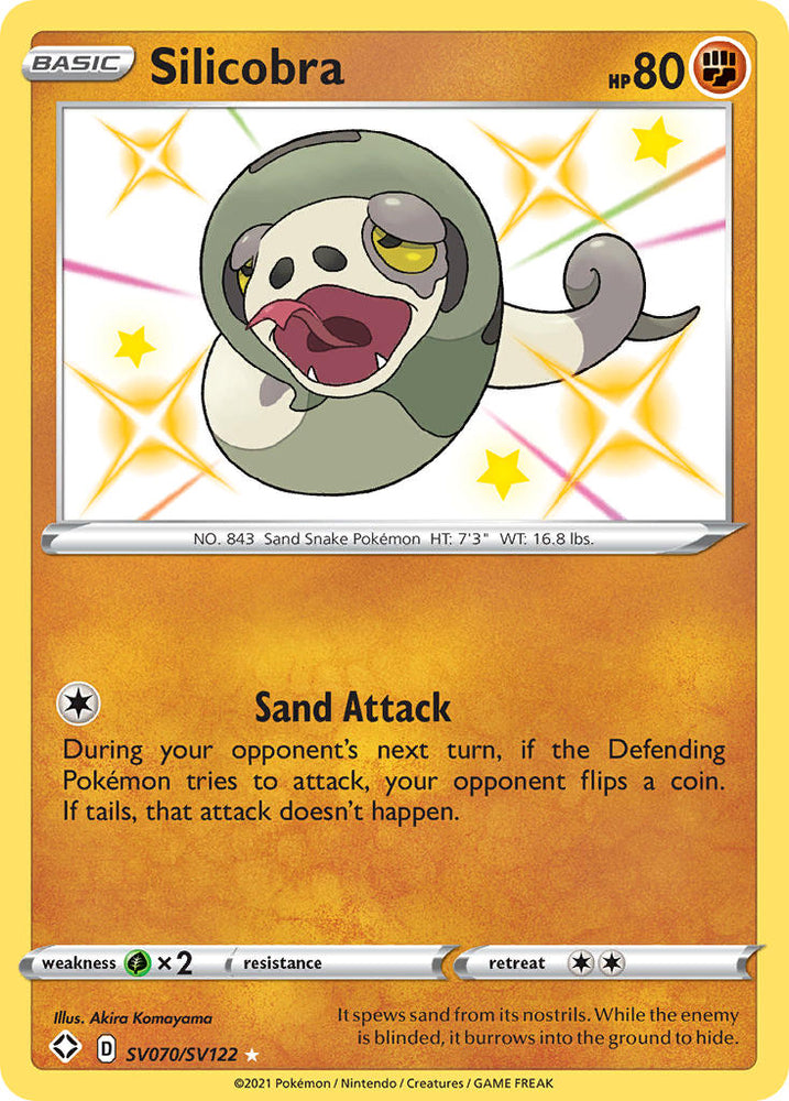 Silicobra (SV070/SV122) [Sword & Shield: Shining Fates] - PokeCharles PokeStore
