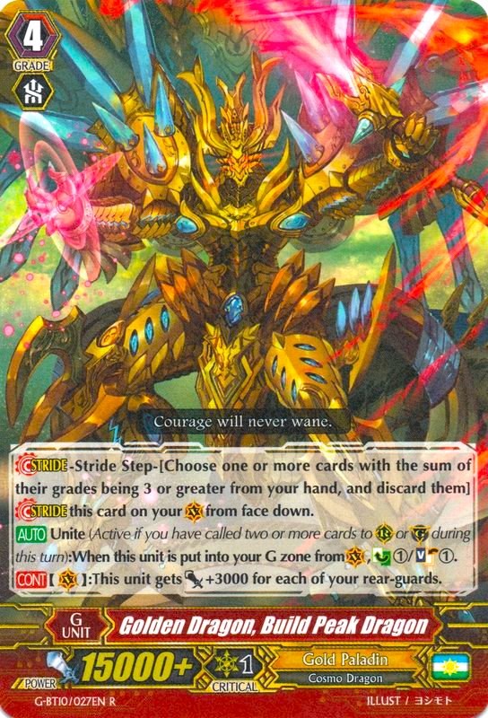 Golden Dragon, Build Peak Dragon (G-BT10/027EN) [Raging Clash of the Blade Fangs] - PokeCharles PokeStore