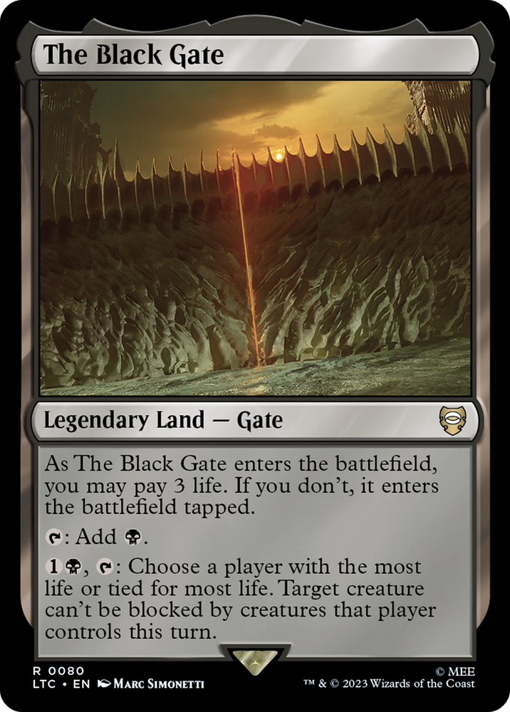The Black Gate [The Lord of the Rings: Tales of Middle-Earth Commander] - PokeCharles PokeStore