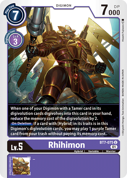 Rhihimon [BT7-075] [Next Adventure] - PokeCharles PokeStore