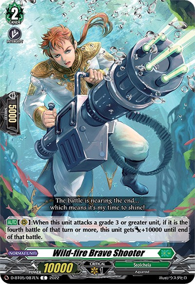 Wild-fire Brave Shooter (D-BT05/087EN) [Triumphant Return of the Brave Heroes] - PokeCharles PokeStore