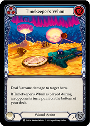 Timekeeper's Whim (Blue) [EVR136] (Everfest)  1st Edition Normal - PokeCharles PokeStore