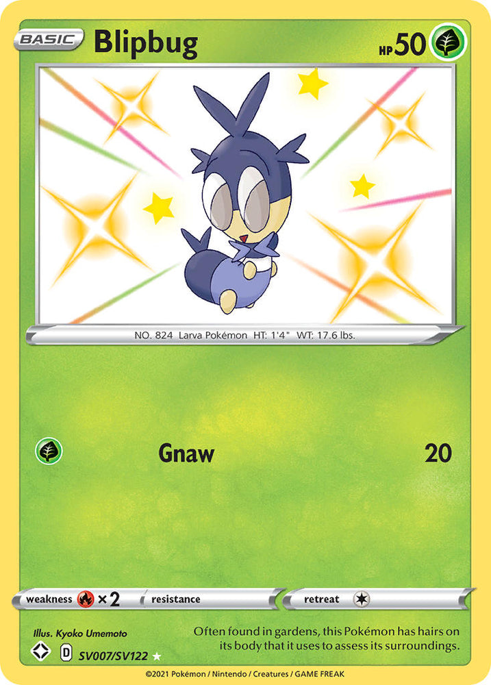 Blipbug (SV007/SV122) [Sword & Shield: Shining Fates] - PokeCharles PokeStore