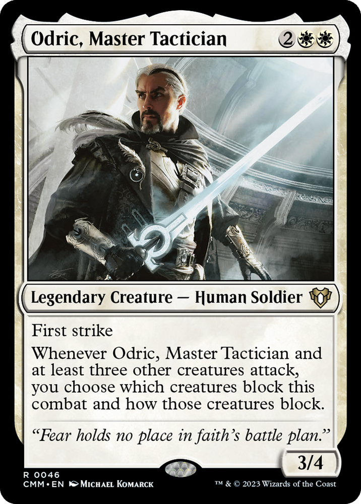 Odric, Master Tactician [Commander Masters] - PokeCharles PokeStore