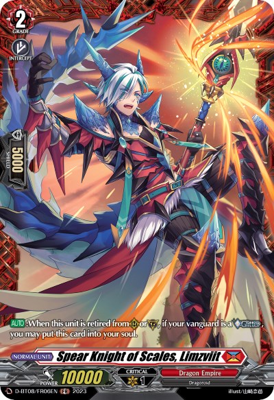 Spear Knight of Scales, Limzviit (D-BT08/FR06EN) [Minerva Rising] - PokeCharles PokeStore