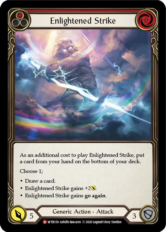 Enlightened Strike [U-WTR159] (Welcome to Rathe Unlimited)  Unlimited Normal - PokeCharles PokeStore