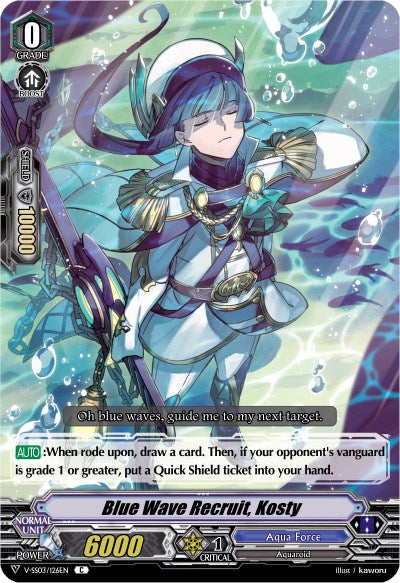 Blue Wave Recruit, Kosty (V-SS03/126EN) [Festival Collection] - PokeCharles PokeStore
