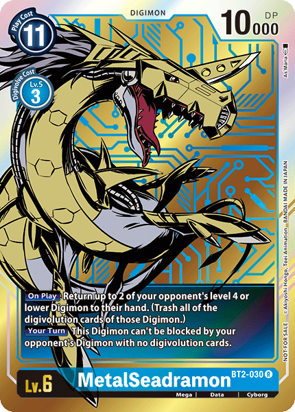 MetalSeadramon [BT2-030] (Dash Pack) [Release Special Booster Ver.1.0 Promos] - PokeCharles PokeStore