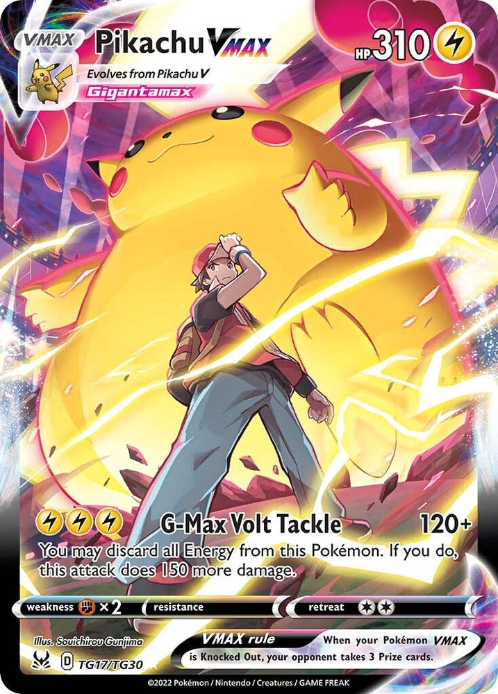 Pikachu VMAX (TG17/TG30) [Sword & Shield: Lost Origin] - PokeCharles PokeStore