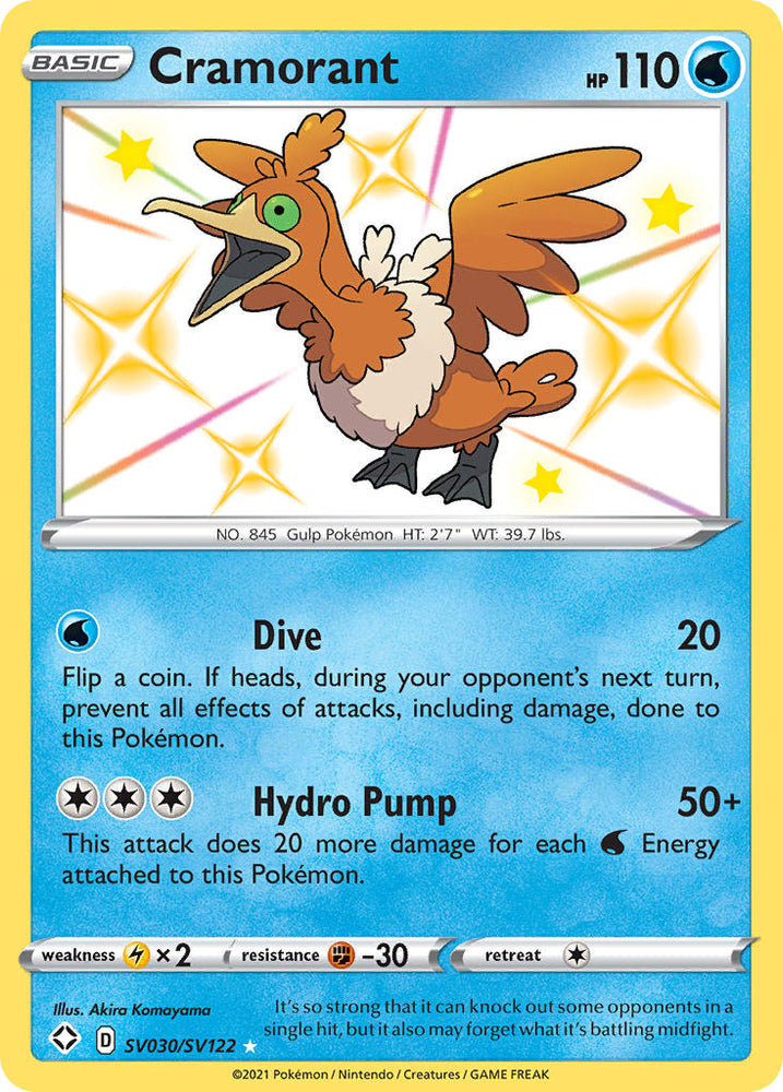 Cramorant (SV030/SV122) [Sword & Shield: Shining Fates] - PokeCharles PokeStore