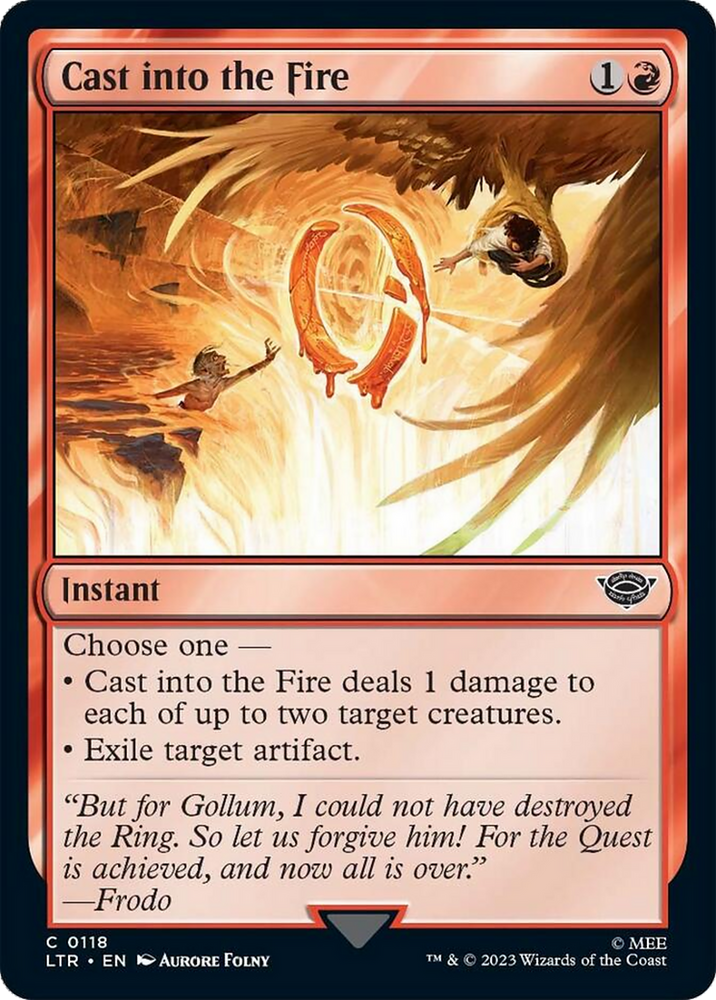 Cast into the Fire [The Lord of the Rings: Tales of Middle-Earth] - PokeCharles PokeStore