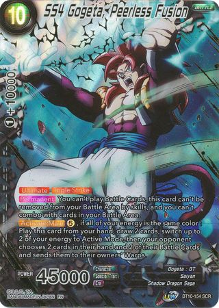 SS4 Gogeta, Peerless Fusion (BT10-154) [Rise of the Unison Warrior 2nd Edition] - PokeCharles PokeStore