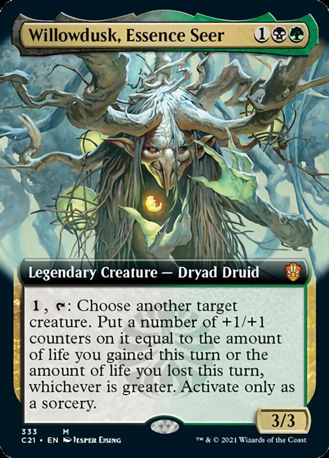 Willowdusk, Essence Seer (Extended Art) [Commander 2021] - PokeCharles PokeStore