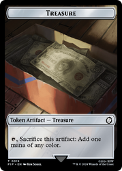 Soldier (004) // Treasure (019) Double-Sided Token [Fallout Tokens] - PokeCharles PokeStore