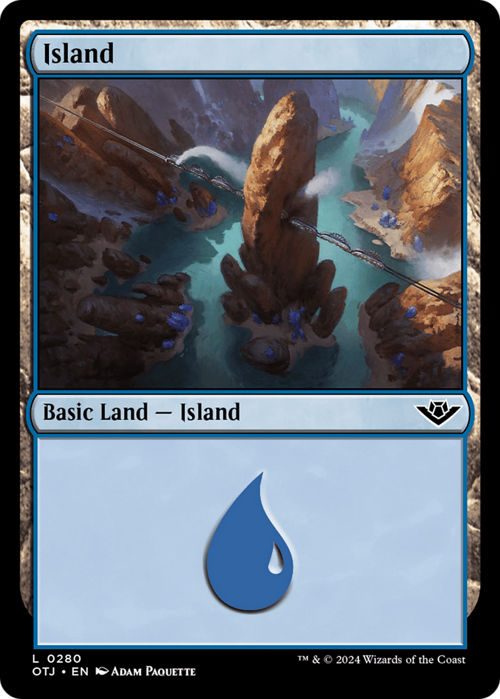 Island (0280) [Outlaws of Thunder Junction] - PokeCharles PokeStore