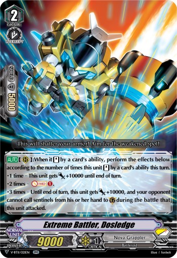 Extreme Battler, Dosledge (V-BT11/021EN) [Storm of the Blue Cavalry] - PokeCharles PokeStore