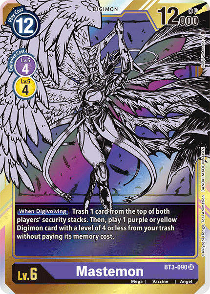 Mastemon [BT3-090] (Alternate Art) [Release Special Booster Ver.1.5] - PokeCharles PokeStore