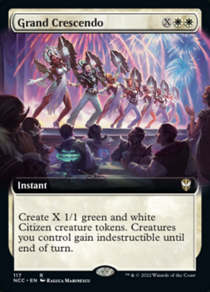 Grand Crescendo (Extended Art) [Streets of New Capenna Commander] - PokeCharles PokeStore