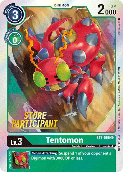 Tentomon [BT1-066] (Store Participant) [Release Special Booster Promos] - PokeCharles PokeStore