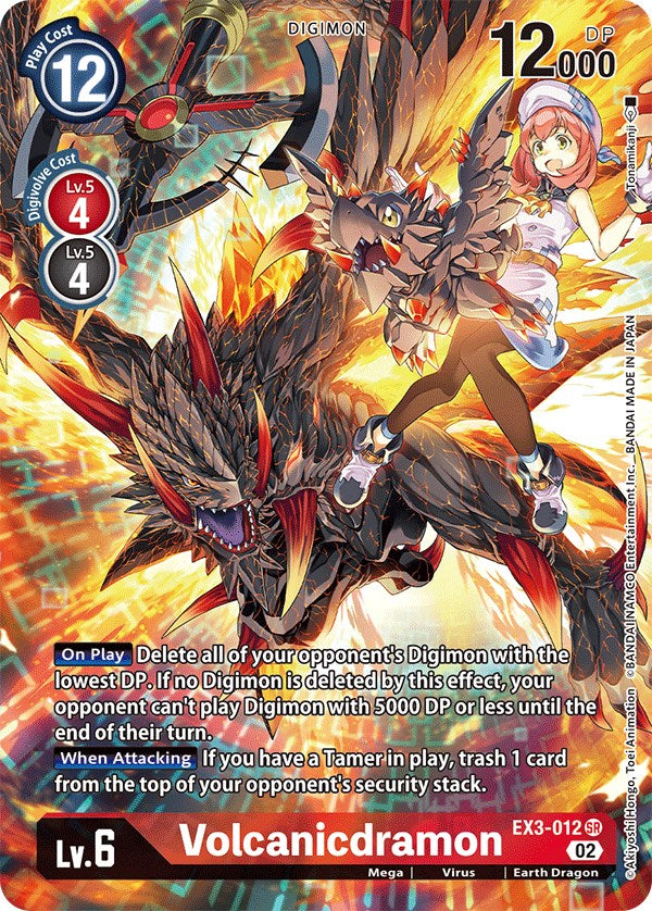 Volcanicdramon [EX3-012] (Alternate Art) [Draconic Roar] - PokeCharles PokeStore