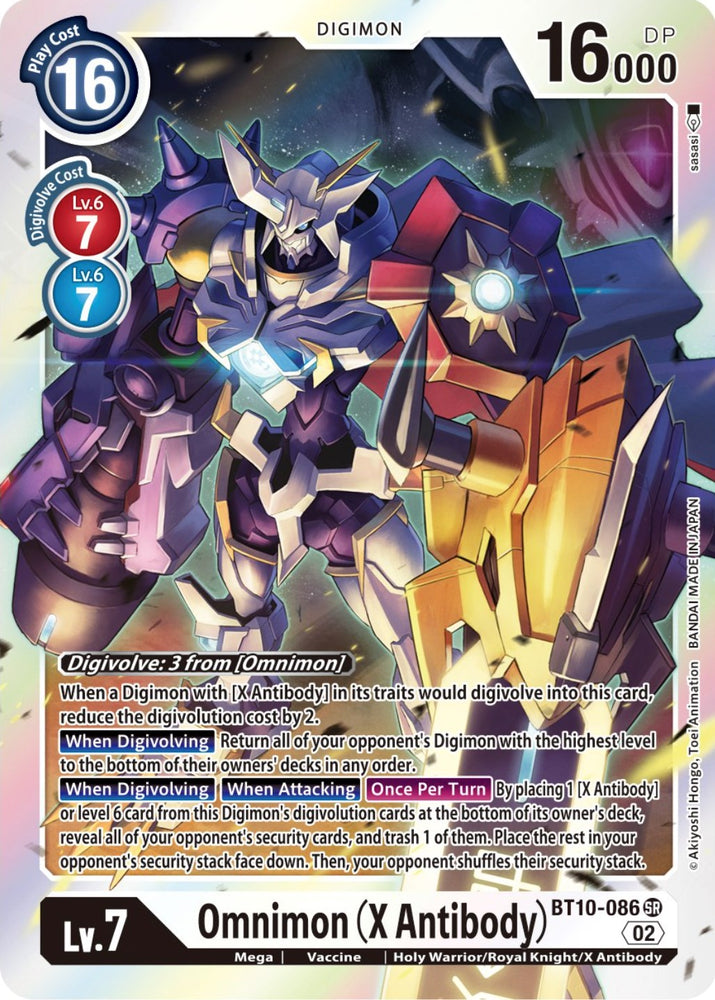 Omnimon (X Antibody) [BT10-086] [Xros Encounter] - PokeCharles PokeStore