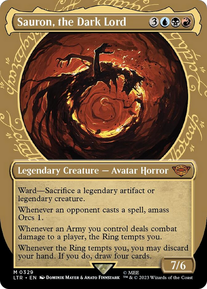 Sauron, the Dark Lord (Showcase Ring Frame) [The Lord of the Rings: Tales of Middle-Earth] - PokeCharles PokeStore