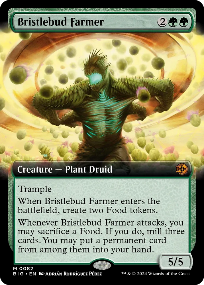 Bristlebud Farmer (Extended Art) [Outlaws of Thunder Junction: The Big Score] - PokeCharles PokeStore