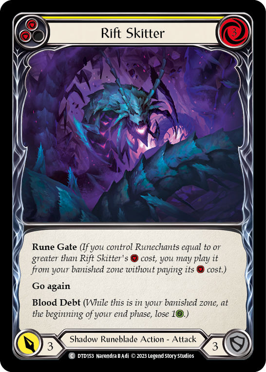 Rift Skitter (Yellow) [DTD153] (Dusk Till Dawn) - PokeCharles PokeStore
