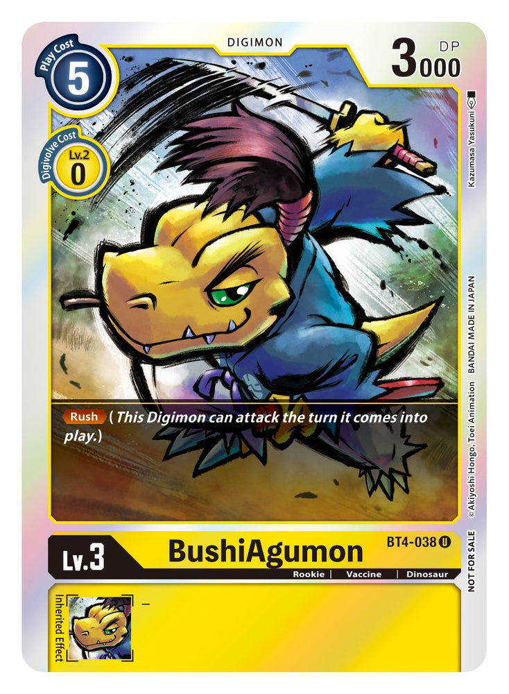 BushiAgumon [BT4-038] (Event Pack 2) [Great Legend] - PokeCharles PokeStore