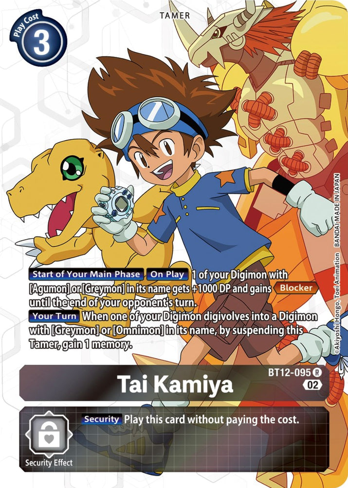 Tai Kamiya [BT12-095] (Alternate Art) [Across Time] - PokeCharles PokeStore