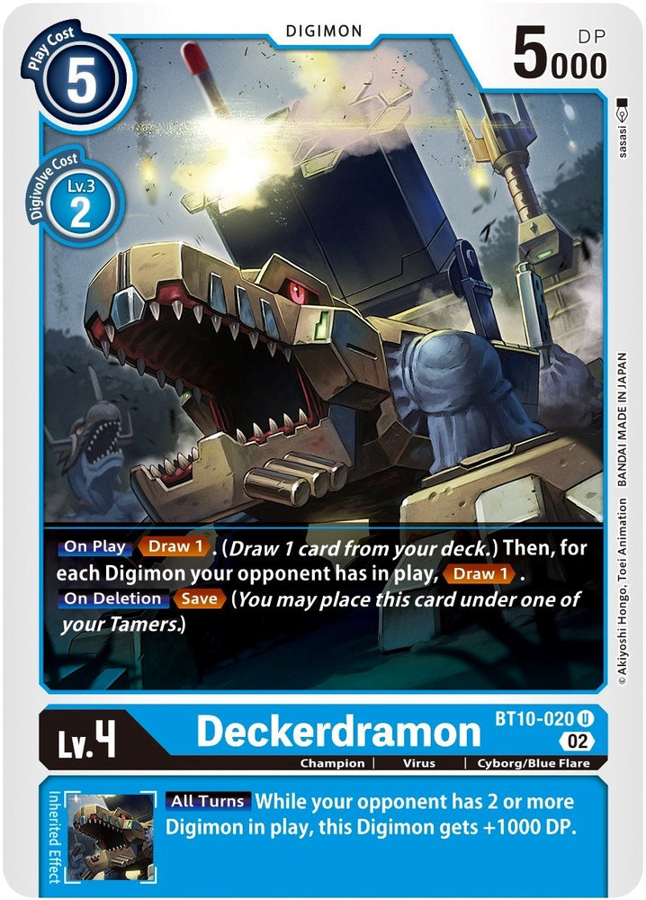 Deckerdramon [BT10-020] [Xros Encounter] - PokeCharles PokeStore