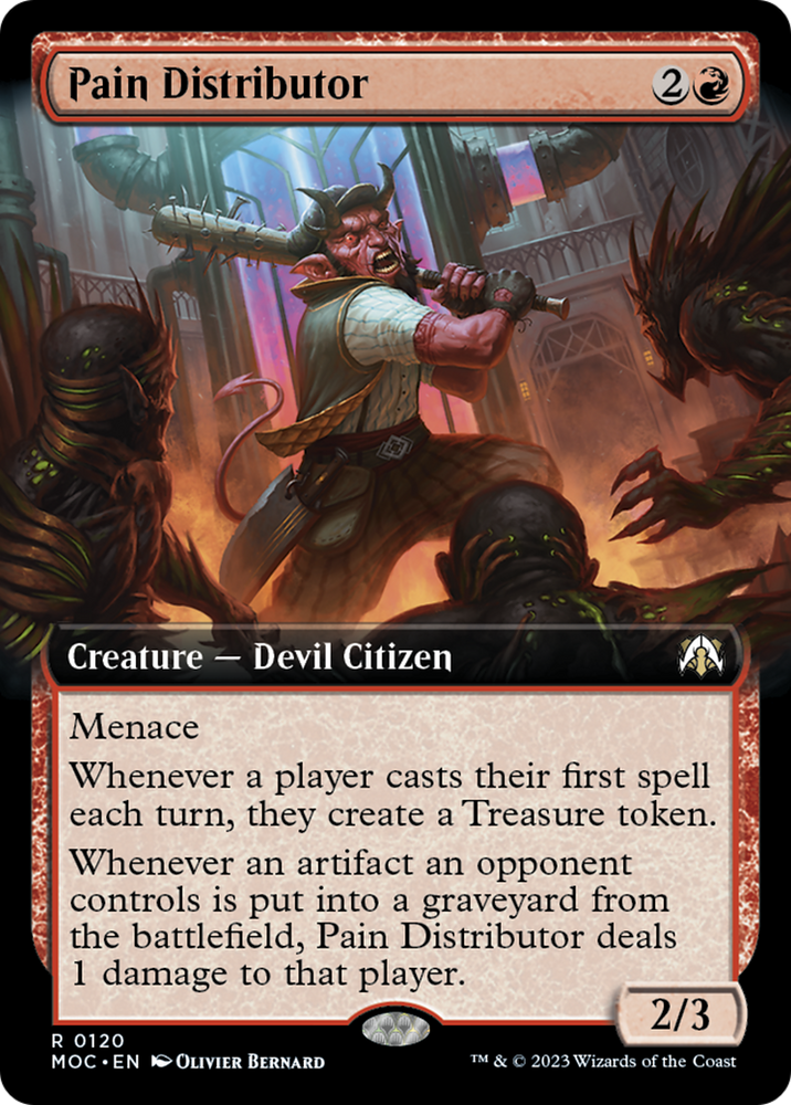 Pain Distributor (Extended Art) [March of the Machine Commander] - PokeCharles PokeStore