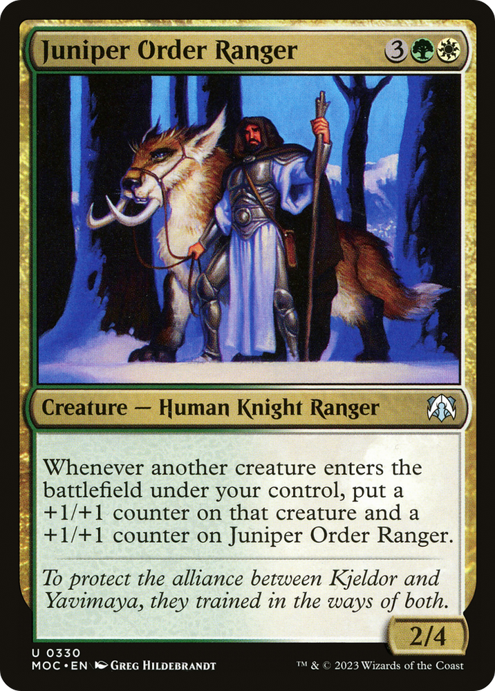 Juniper Order Ranger [March of the Machine Commander] - PokeCharles PokeStore