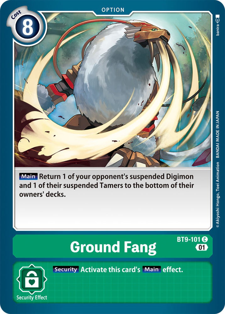 Ground Fang [BT9-101] [X Record] - PokeCharles PokeStore