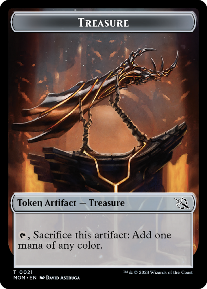 Treasure Token (21) [March of the Machine Tokens] - PokeCharles PokeStore