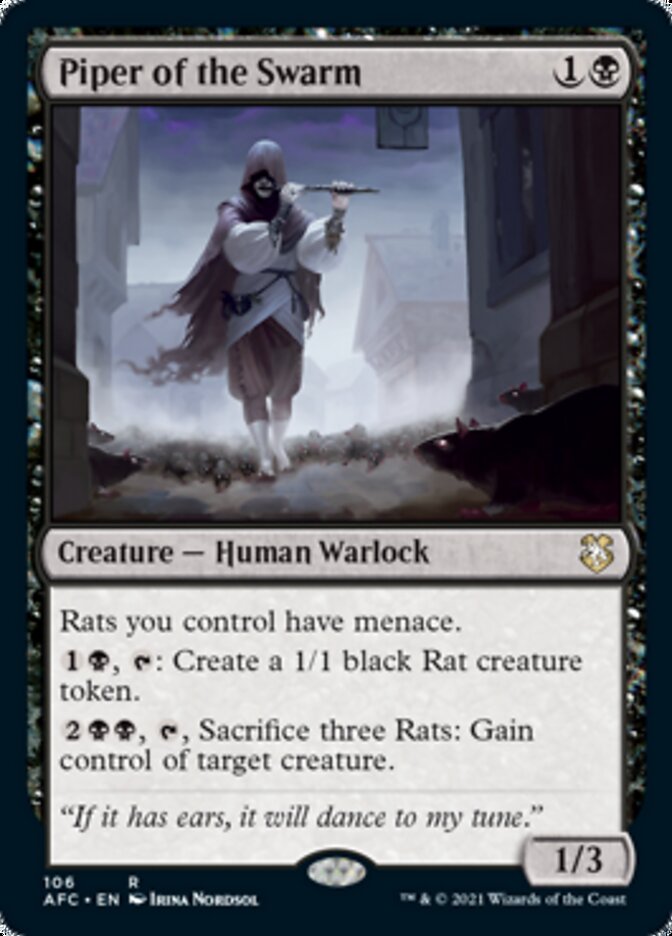 Piper of the Swarm [Dungeons & Dragons: Adventures in the Forgotten Realms Commander] - PokeCharles PokeStore