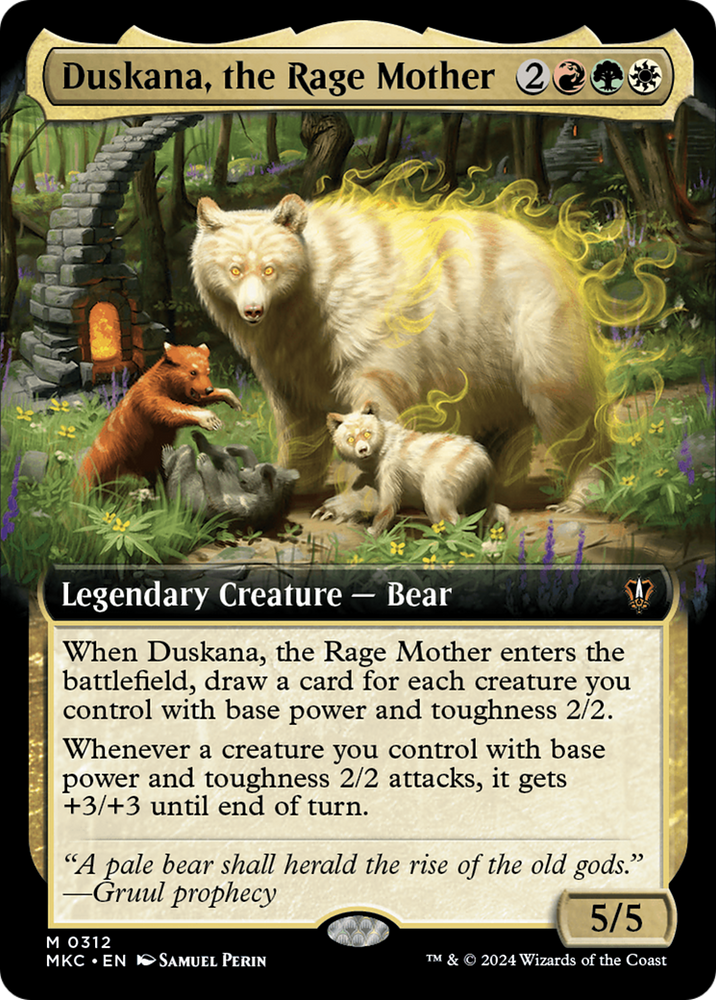 Duskana, the Rage Mother (Extended Art) [Murders at Karlov Manor Commander] - PokeCharles PokeStore