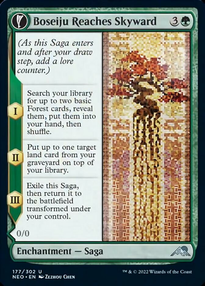 Boseiju Reaches Skyward // Branch of Boseiju [Kamigawa: Neon Dynasty] - PokeCharles PokeStore