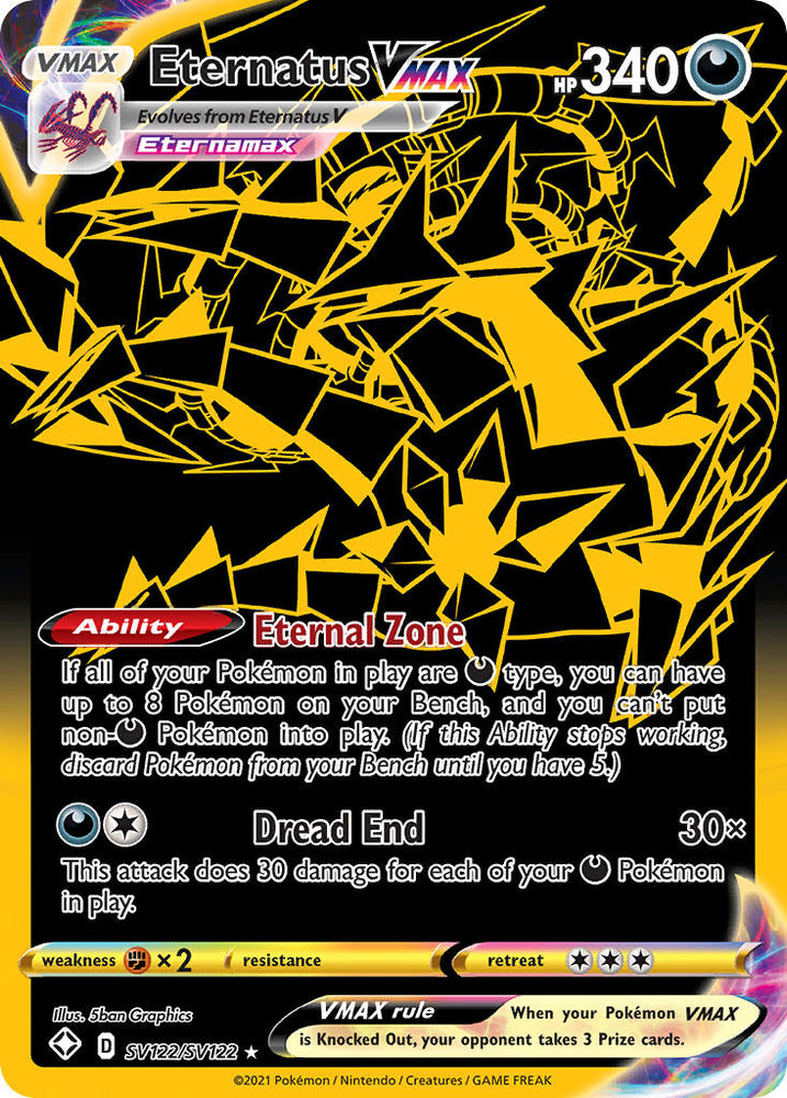 Eternatus VMAX (SV122/SV122) [Sword & Shield: Shining Fates] - PokeCharles PokeStore