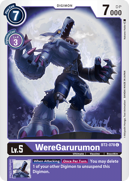 WereGarurumon [BT2-078] [Release Special Booster Ver.1.0] - PokeCharles PokeStore