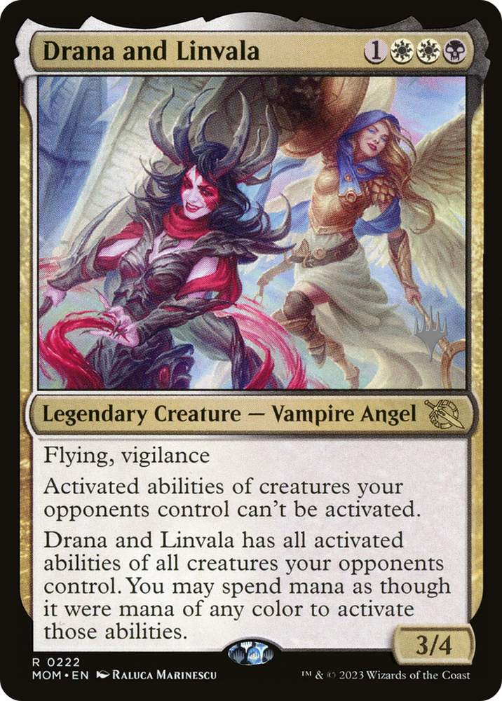 Drana and Linvala (Promo Pack) [March of the Machine Promos] - PokeCharles PokeStore