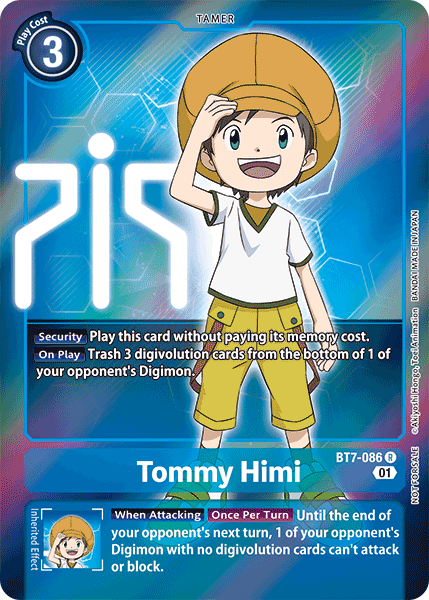 Tommy Himi [BT7-086] (Alternative Art - Box Topper) [Next Adventure] - PokeCharles PokeStore