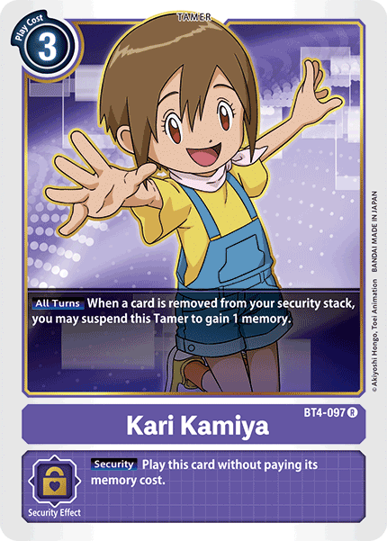 Kari Kamiya [BT4-097] [Great Legend] - PokeCharles PokeStore