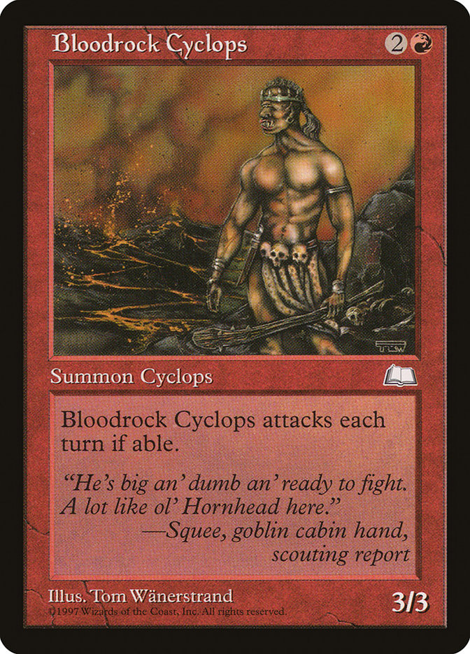 Bloodrock Cyclops [Weatherlight] - PokeCharles PokeStore