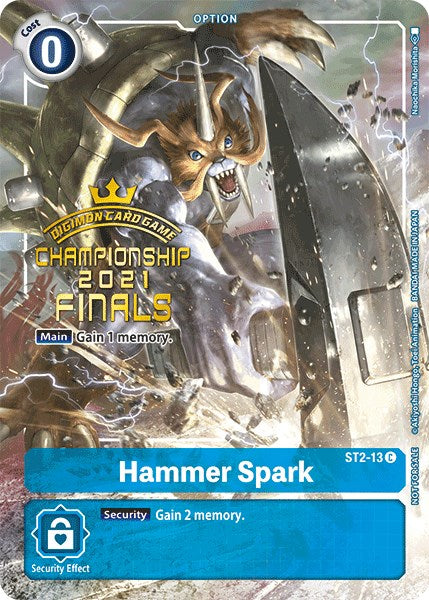 Hammer Spark [ST2-13] (2021 Championship Finals Tamer's Evolution Pack) [Starter Deck: Cocytus Blue Promos] - PokeCharles PokeStore