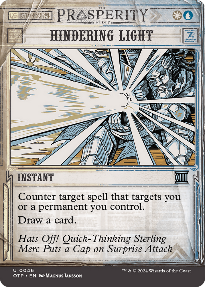 Hindering Light [Outlaws of Thunder Junction: Breaking News] - PokeCharles PokeStore