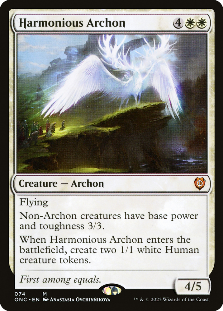 Harmonious Archon [Phyrexia: All Will Be One Commander] - PokeCharles PokeStore