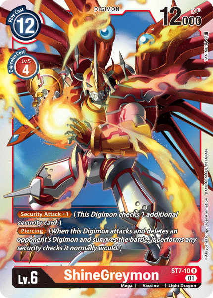 ShineGreymon [ST7-10] [Starter Deck: Gallantmon] - PokeCharles PokeStore