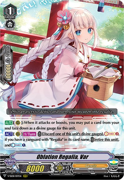 Oblation Regalia, Var (V-SS08/017EN) [Clan Selection Plus Vol.2] - PokeCharles PokeStore