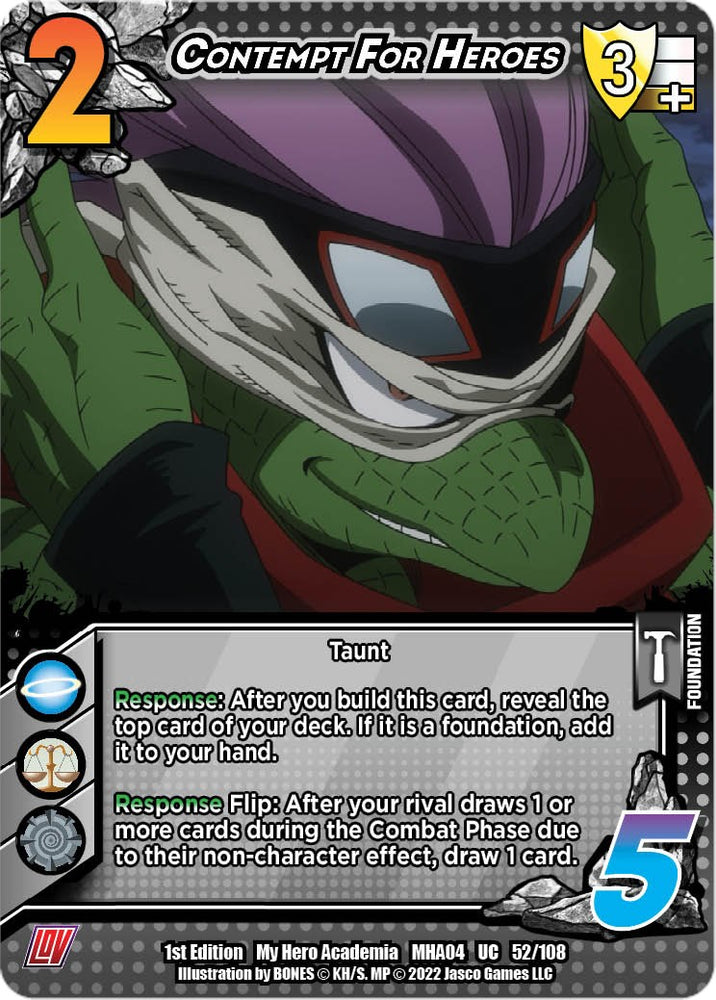 Contempt For Heroes [League of Villains] - PokeCharles PokeStore